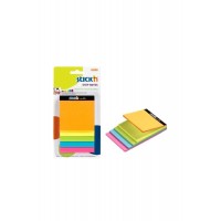 Hopax Stickn Yapışkanlı Not Kağıdı Magıc Küp 5 Neon Mıx Renk 150 YP 21423