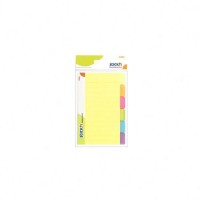 Hopax Stıckn Yapışkanlı Not Kağıdı Mgc Sep.Çiz.60 YP 148x98 6 Neon Renk 21460