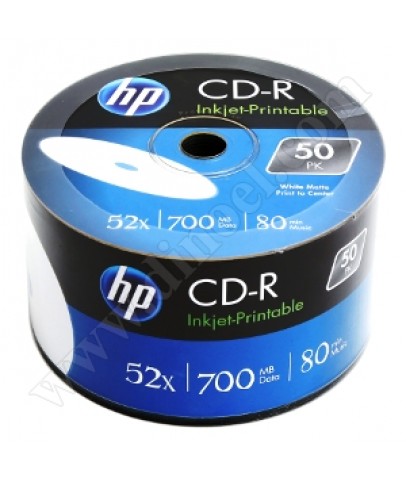 Hp CD-R 700MB-80min Printable 50li Shrink