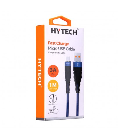 Hytech HY-X225 3A Micro Usb 1m Lacivert Data + Sarj Kablosu