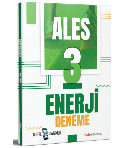 İndeks Kitap 2021 ALES Enerji 3 Deneme Dijital Çözümlü İndeks Kitap