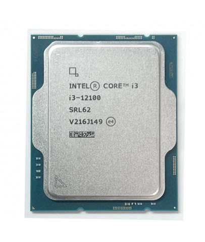 Intel Alder Lake Core i3 12100 TRAY 3.3Ghz 1700P 12Mb (60W) Uhd730 Kutusuz İşlemci