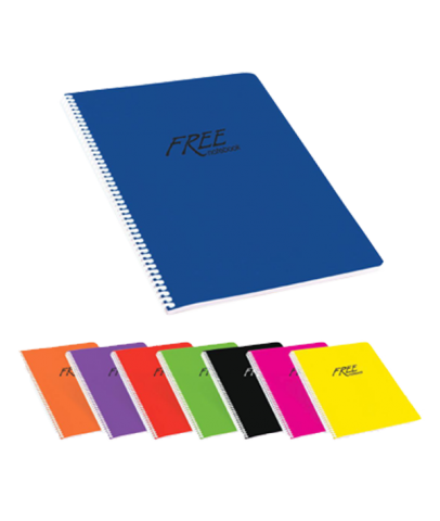 Keskin Color Defter Free Office Plastik Kapak Çizgili 100 YP A5 450141-99