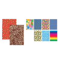 Keskin Color Elişi Kağıdı Desenli 9 LU A4 80 GR Karışık Renk 180014-99