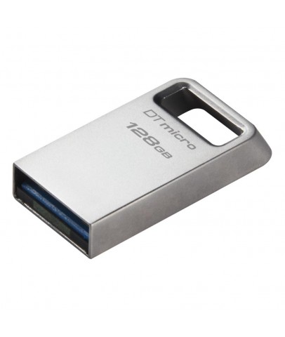 Kingston DTMC3G2-128GB DataTraveler Micro 200MB-s Metal USB 3.2 Gen 1 Flash Bellek