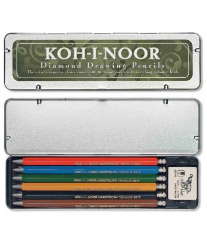 Koh-I Noor Set Of Mechanical Pencils 5217 6