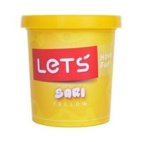 Lets Oyun Hamuru Tek Renk Sarı 115 GR L8440-1