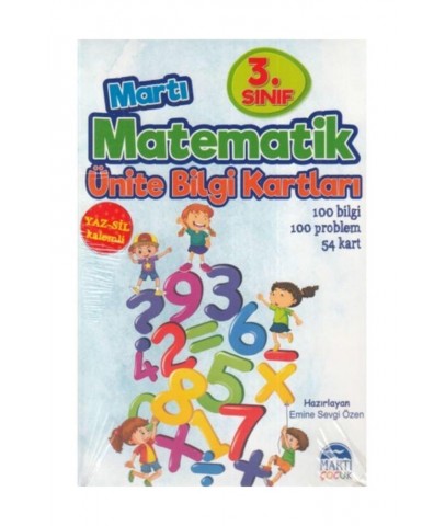 Martı 3 Matematik Ünite Bilgi Kartları