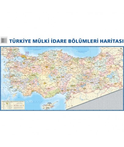 Mep Türkiye Fiziki Ve Siyasi Harita 50X70