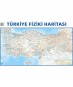 Mep Türkiye Fiziki Ve Siyasi Harita 50X70