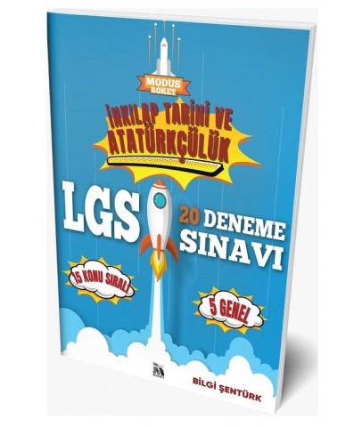 Modus 8. Sınıf LGS İnkılap Tarihi ve Atatürkçülük Roket 10 Deneme Modus Yayınları