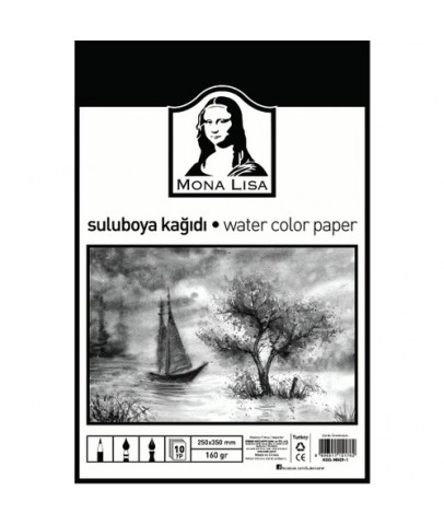 Mona Lisa Sulu Boya Kağıdı 25x35 160 GR 10 YP