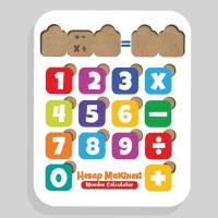 Moon Beavers Hesap Makinesi Ahşap Eğitici Oyun