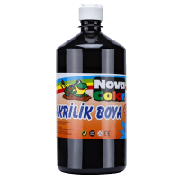 Nova Color Akrilik Boya 1 KG Siyah NC-226