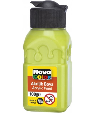 Nova Color Akrilik Boya Şişe 100 Cc Fıstık Yeşili Nc-2027