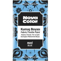 Nova Color Kumaş Boyası Toz 12 Gr Mavi Nc-902