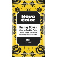 Nova Color Kumaş Boyası Toz 12 Gr Sarı Nc-900