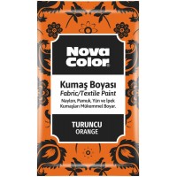 Nova Color Kumaş Boyası Toz 12 Gr Turuncu Nc-906