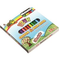 Nova Color Mum Pastel Boya Karton Kutu Tam Boy Köşeli 12 Lİ NC-2112