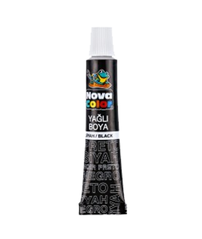 Nova Color Yağlı Boya Tüp Siyah NC-132