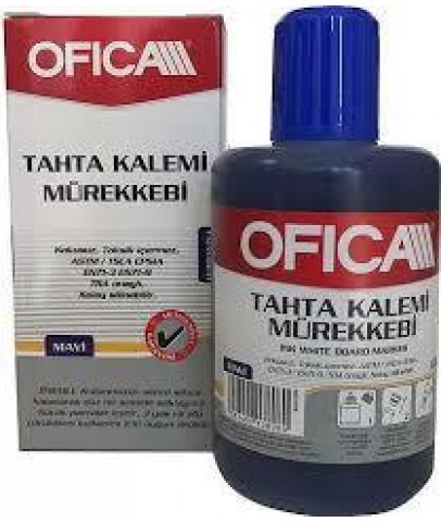 Ofica Tahta Kalem Mürekkebi 20 ML Mavi FMM-05M