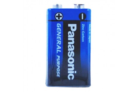 Panasonic Çinko Karbon 9 Volt Pil 6F22BE/1S