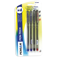 Pensan Tükenmez Kalem Pen Tech 0.7 MM Siyah 2228