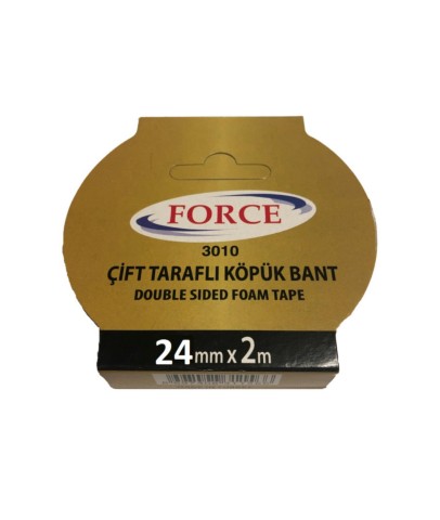 Picatack Çift Taraflı Bant Force Köpük Bant 24mmx2m