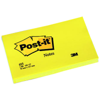 Post-it Yapışkanlı Not Kağıdı 100 YP 76x127 Sarı 655