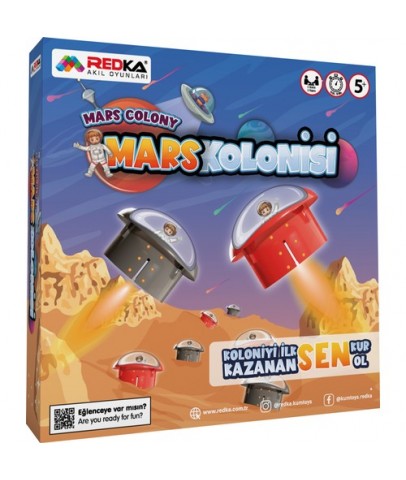Redka Mars Kolonisi RD5622 Akıl, Zeka ve Strateji Oyunu, Kutu Oyunu