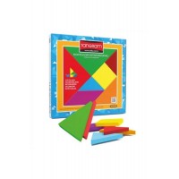 Redka Renkli Tangram 7 Li Kare Rd5144 Akıl, Zeka ve Strateji Oyunu, Kutu Oyunu