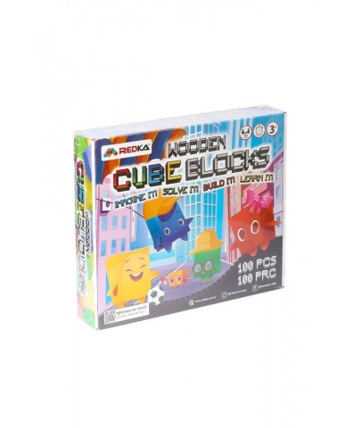 Redka Wooden Cubes Blocks