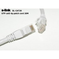 S-link SL-CAT20 Cat5 20mt Gri Utp Patch Kablo