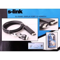 S-link SL-DS560 Display Erkek To Hdmı Erkek 1.8mt Kablo