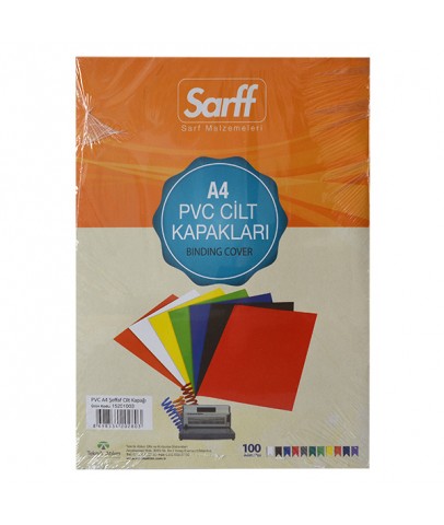 Sarff Cilt Kapağı Plastik Opak A4 160 MIC Şeffaf 15201003