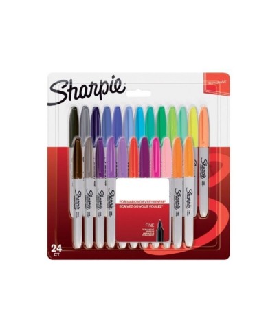 Sharpie Markör Permanent Fine Karışık Renk 24 LÜ 2065405