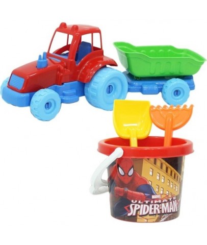 Spiderman Traktör Plaj Set 03514