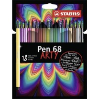Stabilo Keçe Uçlu Boya Kalemi Pen 68 Arty 18 Renk