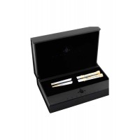 Steel Pen Takım Kalem Dolma+Tükenmez Capital Gold Krom 286