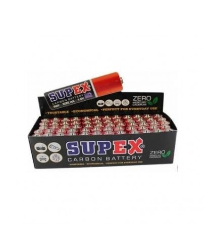 Supex R6 Çinko 60lı Kalem Pil