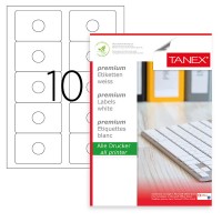 Tanex Laser Etiket 100 YP 83x56 Laser-Copy-Inkjet TW-3178