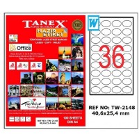 Tanex Lazer Etiket 100 YP 40x25 MM Laser-Copy-Inkjet TW-2148