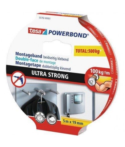 Tesa Montaj Bandı Köpük Powerbond Ultra Güçlü 5x19 55792-00004-01