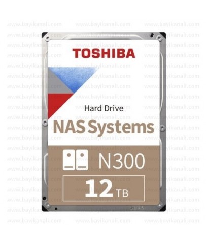 Toshiba 12TB N300 7200RPM 256MB Cache Sata 3 HDWG21CUZSVA NAS Disk