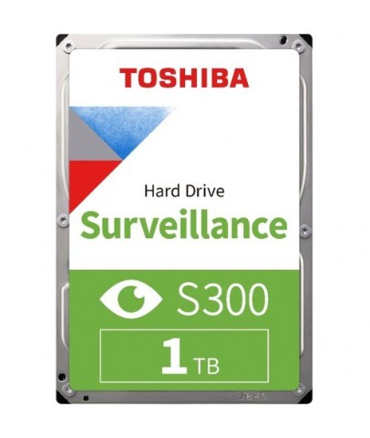 Toshiba 1Tb HDWV110UZSVA 3.5" S300 5700RPM Sata-3 6.0gb-s 64MB 7-24 Güvenlik HDWV110UZSVA HardDisk