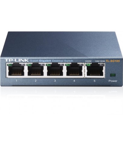 Tp-Link TL-SG105 5 Port 10-100-1000 Mbps Switch Çelik Kasa