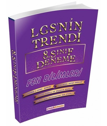 Trend Akademi 8. Sınıf LGS Fen Bilimleri LGS nin Trendi 10 Deneme Trend Akademi Yayınları