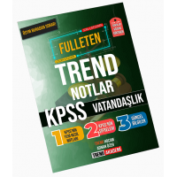 Trend Akademi KPSS Vatandaşlık Fulleten Trend Notlar - Adnan Özer Trend Akademi Yayınları