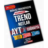 Trend Akademi YKS AYT Coğrafya Boğaziçi Üniversitesini Kazandıran Trend Notlar Trend Akademi Yayınları