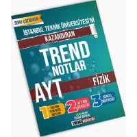 Trend Akademi YKS AYT Fizik İstanbul Teknik Üniversitesini Kazandıran Trend Notlar Trend Akademi Yayınları
